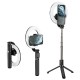 Кільцева лампа на штативі HOCO LV03 Plus Showfull fill light live broadcast holder Black
