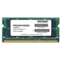 DDR3 Patriot 4GB 1600MHz CL11 SODIMM