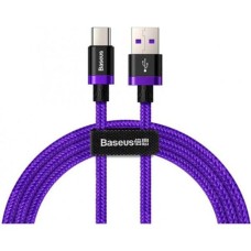Кабель Baseus HW Flash Charge Cable USB For Type-C 40W 1m Purple