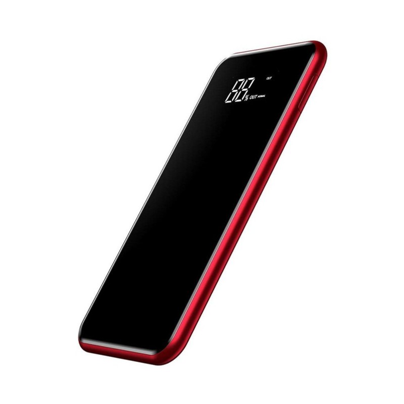 Зовнішній акумулятор Baseus Wireless Charge Power Bank 8000 mAh Red