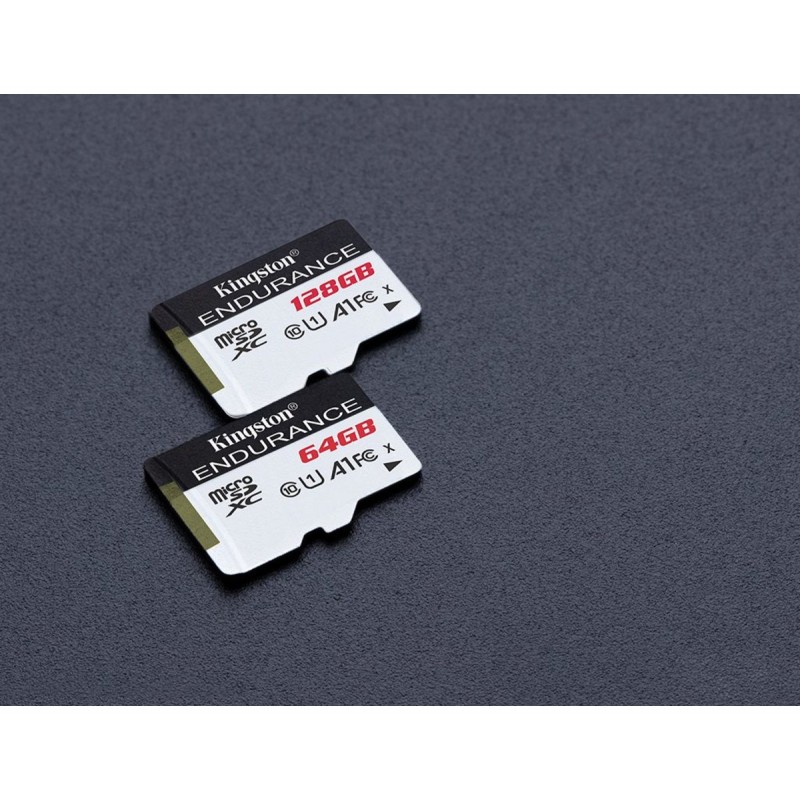 microSDXC (UHS-1 U1) Kingston Endurance 128Gb class 10 А1 (R95MB/s, W45MB/s)