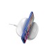 Бездротовий зарядний пристрій Baseus Silicone Horizontal Desktop White