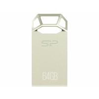 Flash SiliconPower USB 2.0 Touch T50 64Gb Champague