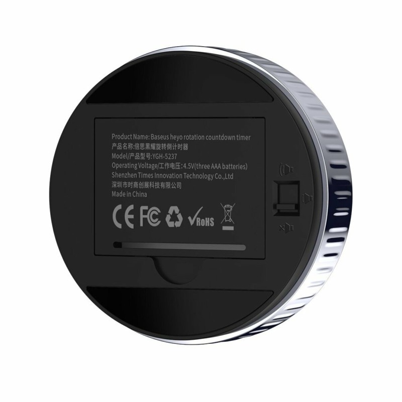 Таймер Baseus heyo rotation countdown timer Black