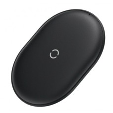 Бездротовий зарядний пристрій Baseus Cobble wireless charger 15W (Qi EPP) Black