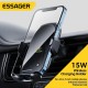 Тримач для мобільного Essager Premium Electric Phone Wireless Charger Bracket  black (EZJCFK-ZP01)