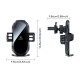 Тримач для мобільного Essager Premium Electric Phone Wireless Charger Bracket  black (EZJCFK-ZP01)