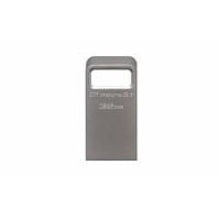 Flash Kingston USB 3.0 DTMicro USB 3.1/3.0 Type-A 32GB Metal