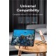 Тримач для телефону  Vention Portable Cell Phone Stand Holder for Desk Aluminum Alloy Type Gray (KCZH0)