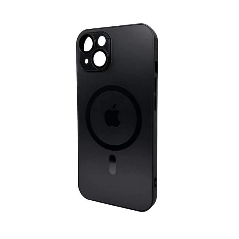 Чохол для смартфона AG Glass Matt Frame Color MagSafe Logo for Apple iPhone 14 Graphite Black