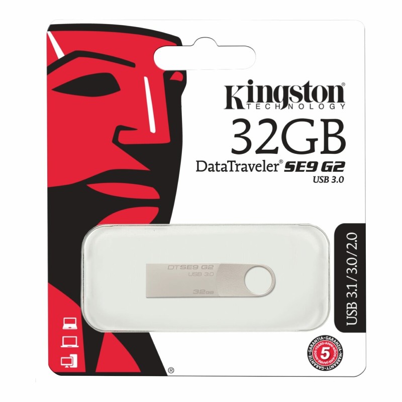 Flash Kingston USB 3.0 DT SE9 G2 32Gb metal