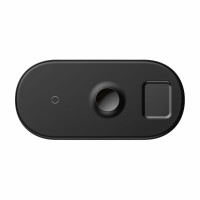 БЗП Baseus Smart 3in1 Wireless Charger For Phone+Watch+Pods (18W MAX) Black