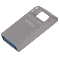 Flash Kingston USB 3.0 DTMicro USB 3.1/3.0 Type-A 128GB Metal
