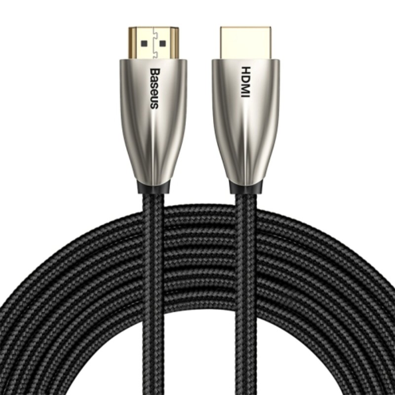 Кабель Baseus Horizontal 4KHDMI Male To 4KHDMI Male Adapter Cable 5m Black