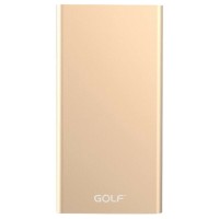 Зовнішній акумулятор GOLF EDGE5 5000mAh Gold