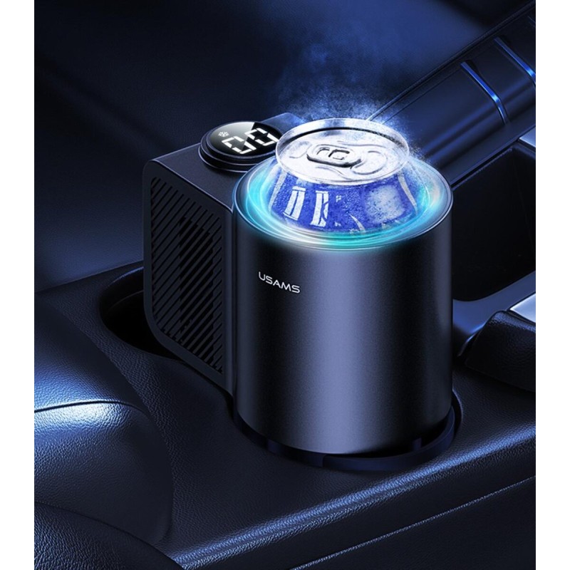 Чашка для охолодження напоїв Usams US-ZB230 Car Quick Cooling Smart Cup Dark grey