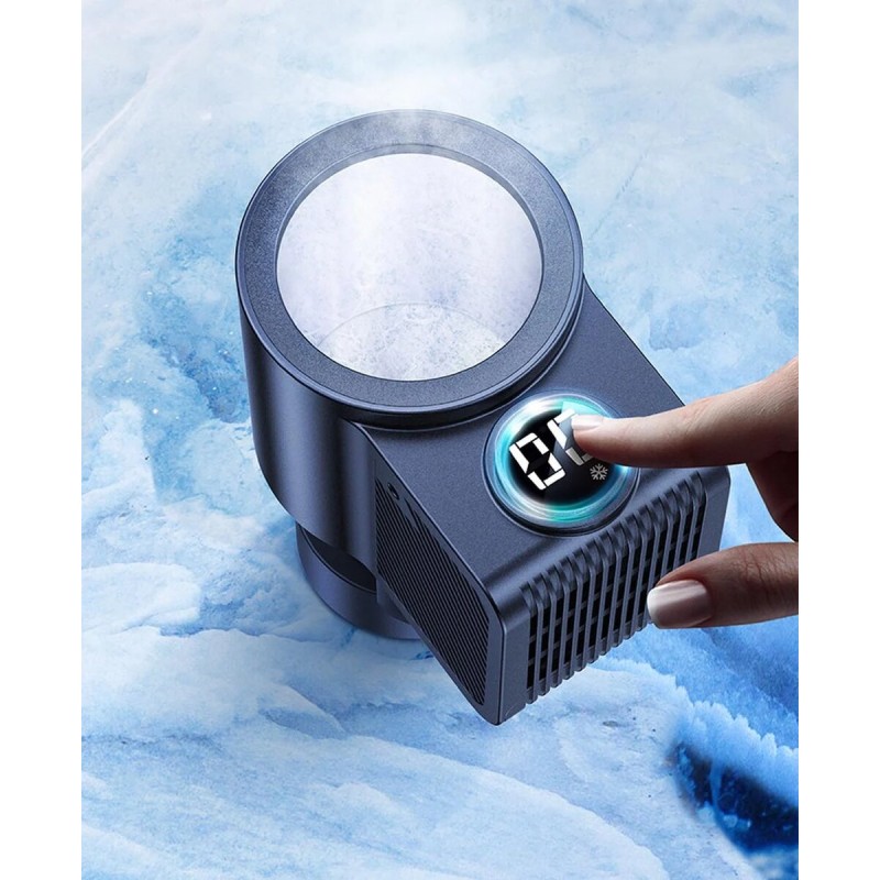 Чашка для охолодження напоїв Usams US-ZB230 Car Quick Cooling Smart Cup Dark grey