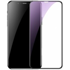 Захисне скло Baseus 0.3mm Full-screen and Full-glass with anti-blue light for iPX/XS/11 Pro Black
