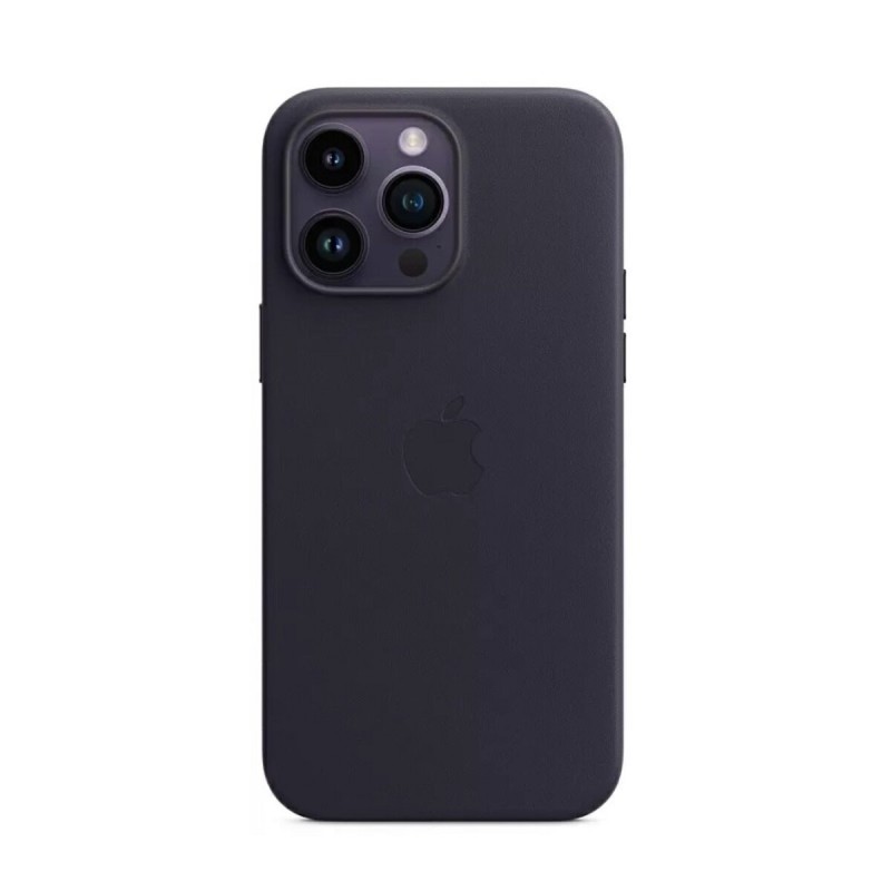 Чохол для смартфона Leather AAA Full Magsafe IC for iPhone 14 Pro Violet