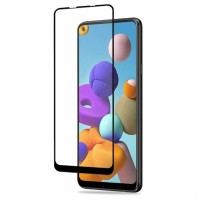 Захисне скло Ceramic glass Samsung A21S Black (тех. упаковка)