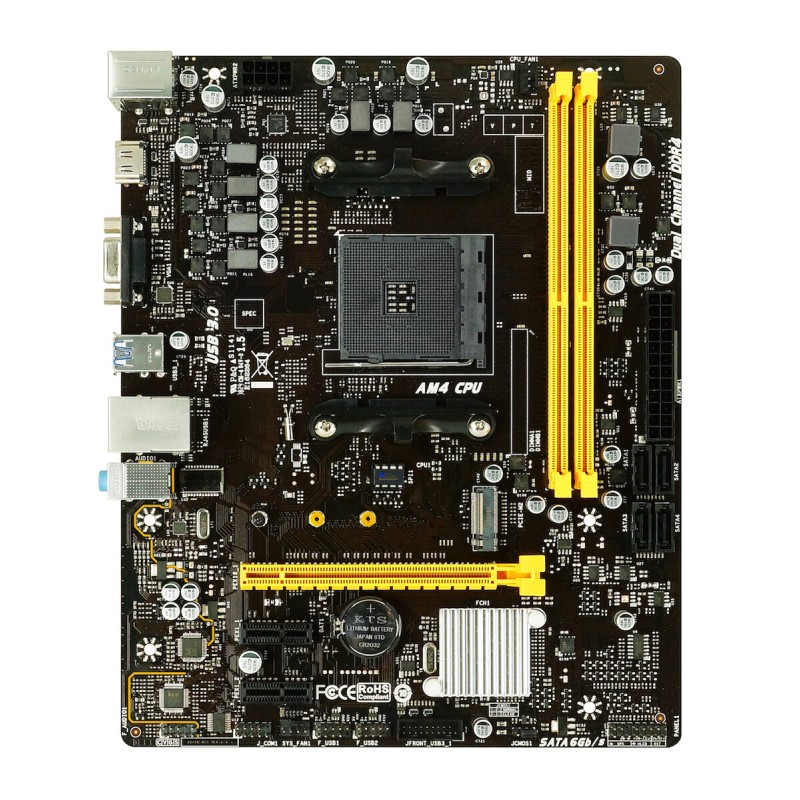 Материнська плата Biostar B450MH (sAM4,  AMD B450, PCI-Ex16)