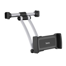 Тримач для мобільного HOCO CA62 Handsome aluminum rear pillow in-car holder Silver and Black