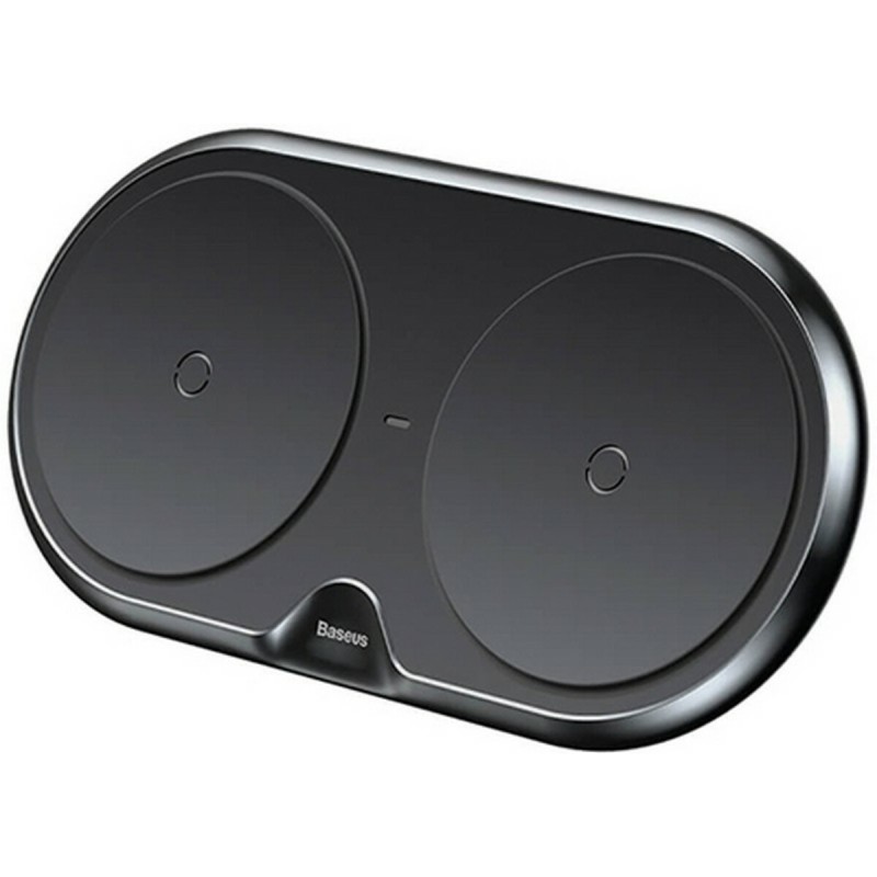 Бездротовий зарядний пристрій Baseus Dual Wireless Charger (EU) Black
