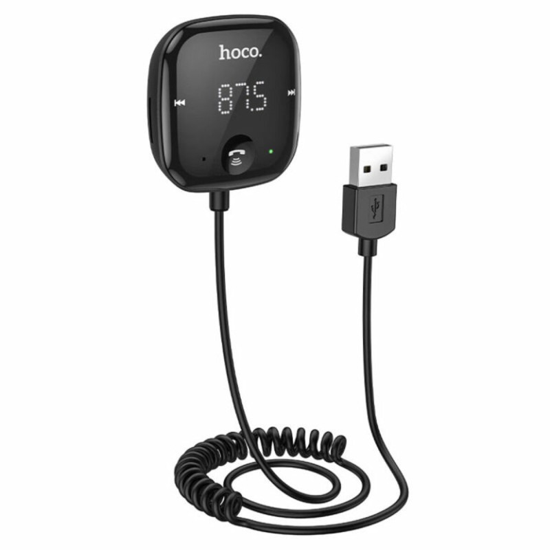 Bluetooth ресивер HOCO E65 Unity car BT FM transmitter Black