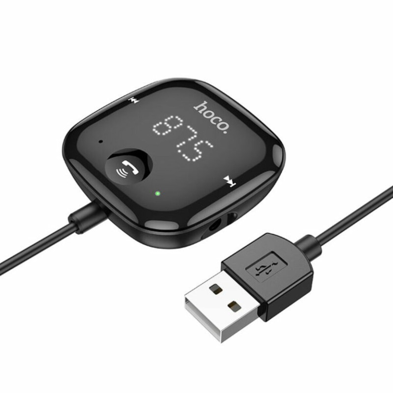 Bluetooth ресивер HOCO E65 Unity car BT FM transmitter Black