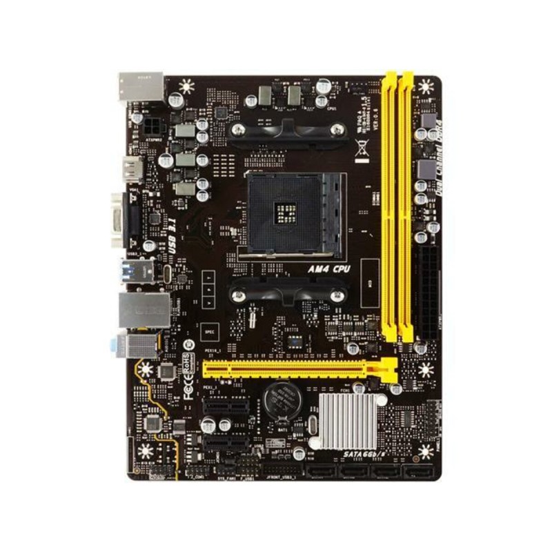Материнська плата Biostar A320 (sAM4,  AMD A320, PCI-Ex16)