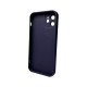 Чохол для смартфона AG Glass Matt Frame Color MagSafe Logo for Apple iPhone 12 Deep Purple