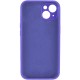 Чохол для смартфона Silicone Full Case AA Camera Protect for Apple iPhone 14 22,Dark Purple