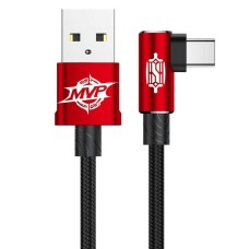 Кабель Baseus MVP Elbow Type Cable USB For Type-C 2A 1m Red