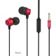 Навушники HOCO M51 Proper sound universal earphones with mic Red