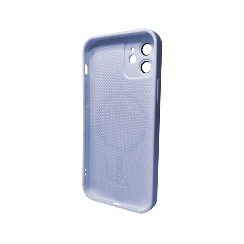 Чохол для смартфона AG Glass Matt Frame Color MagSafe Logo for Apple iPhone 12 Sierra Blue