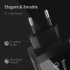 Мережевий зарядний пристрій Essager Fangbo QC3.0 3U (QC+Dual 2.4A) Charging Head  black (ECTQC3-FBB01