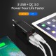 Мережевий зарядний пристрій Essager Fangbo QC3.0 3U (QC+Dual 2.4A) Charging Head  black (ECTQC3-FBB01