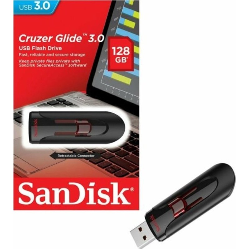 Flash SanDisk USB 3.1 Cruzer Glide 128Gb