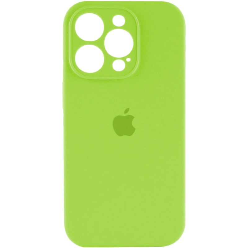 Чохол для смартфона Silicone Full Case AA Camera Protect for Apple iPhone 15 Pro Max 24,Shiny Green