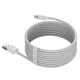 Кабель Baseus Simple Wisdom Data Cable Kit USB to iP 2.4A (2PCS/Set) 1.5m White