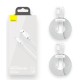 Кабель Baseus Simple Wisdom Data Cable Kit USB to iP 2.4A (2PCS/Set) 1.5m White