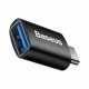 Адаптер Baseus Ingenuity Series Mini OTG Adaptor Type-C to USB-A 3.1 Black