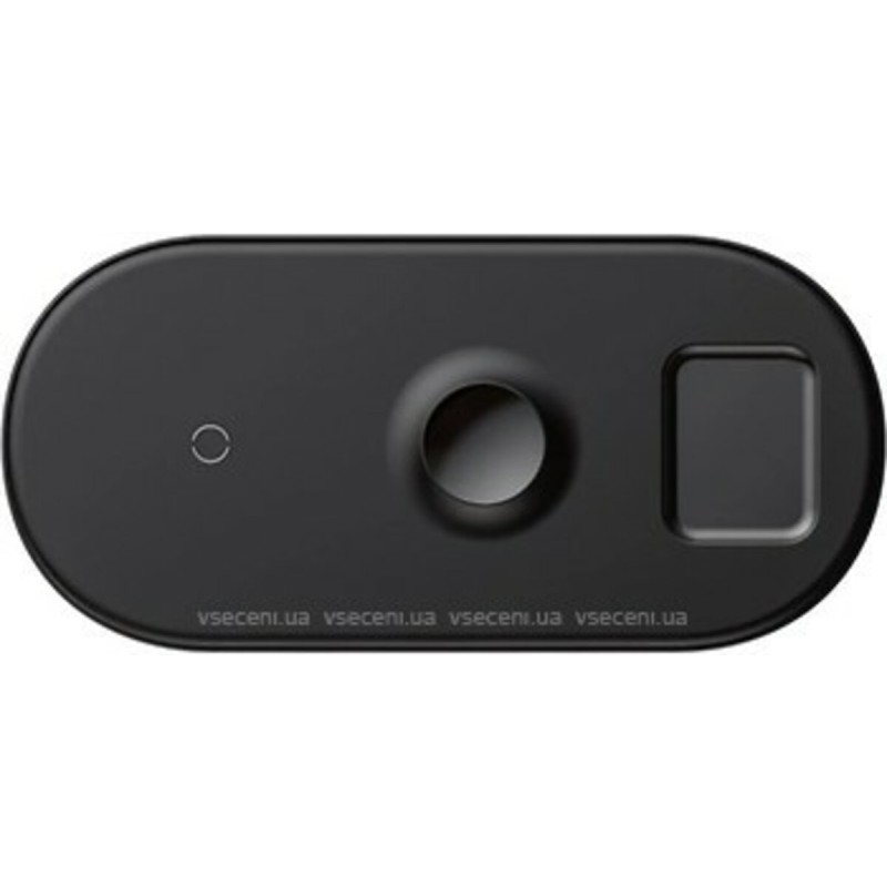 Бездротовий зарядний пристрій Baseus Smart 3in1 Wireless Charger For Phone+Watch+Pods (18W MAX) Black