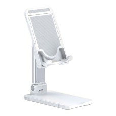Тримач для мобільного Usams US-ZJ059 Retractable Phone/Tablet Desktop Stand White