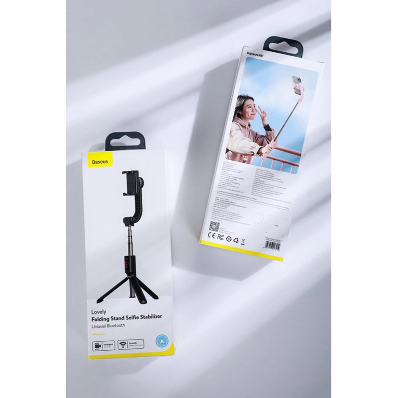 Селфі-монопод Baseus Lovely Uniaxial Bluetooth Folding Stand Selfie Stabilizer Black