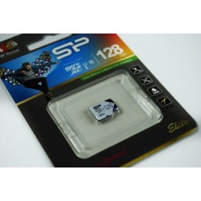microSDXC (UHS-1) SiliconPower Elite Color (White) 128Gb class 10