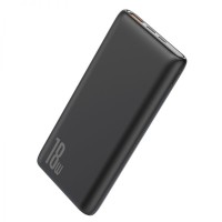 Зовнішній акумулятор Baseus Bipow Quick Charge Power Bank PD+QC 10000mAh 18W Black
