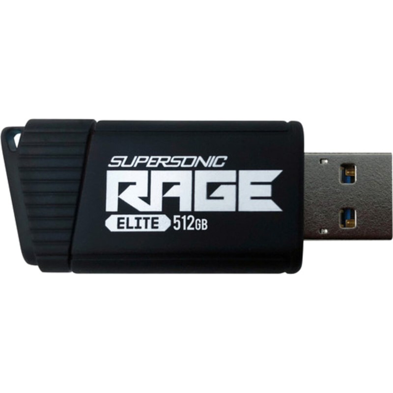 Flash Patriot USB 3.1 Supersonic Raget Elite 512GB (R-400Mb/s, W-300Mb/s)  Black