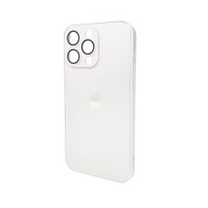 Чохол для смартфона AG Glass Matt Frame Color Logo for Apple iPhone 14 Pro Max Pearly White