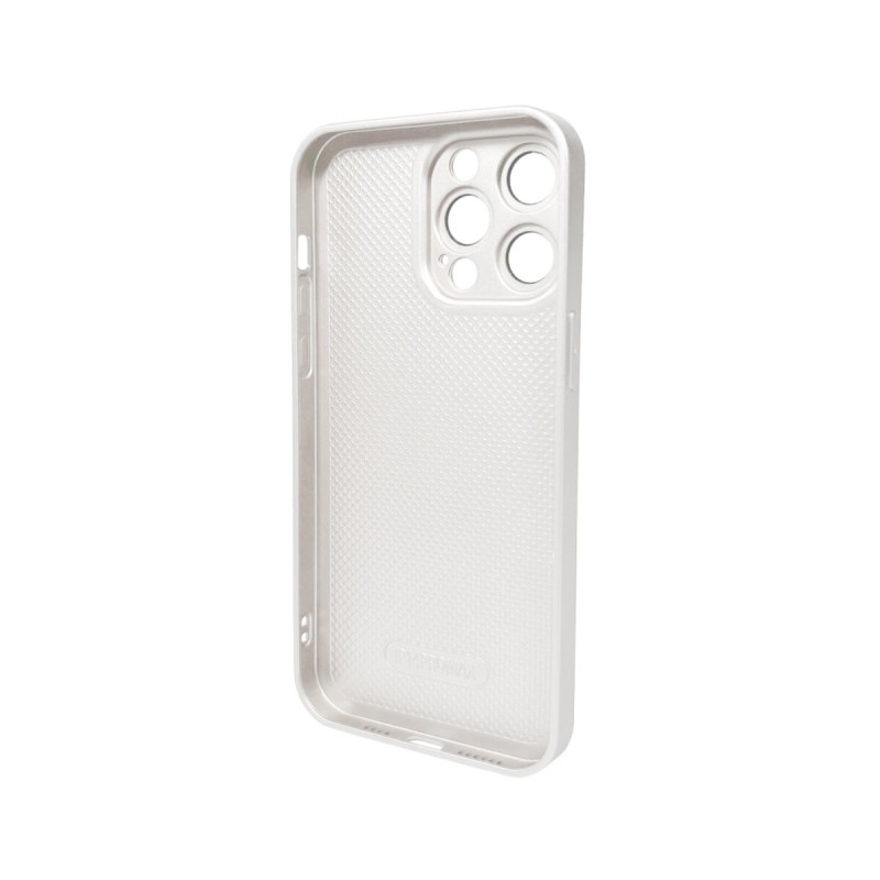 Чохол для смартфона AG Glass Matt Frame Color Logo for Apple iPhone 14 Pro Max Pearly White